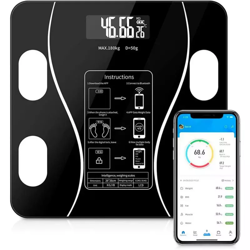 BASCULA INTELIGENTE BLUETOOTH