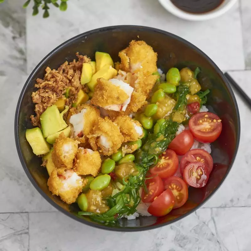 Bowl de Camarones