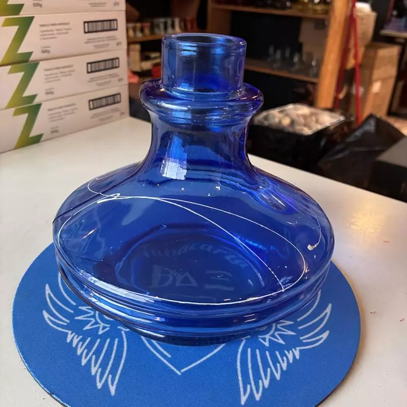 VASO ALADIN AZUL ROYAL LINHAS BRANCA