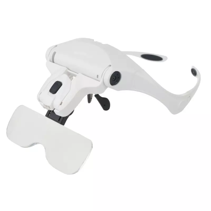 Lupa LED Anteojos con 5 lentes inter