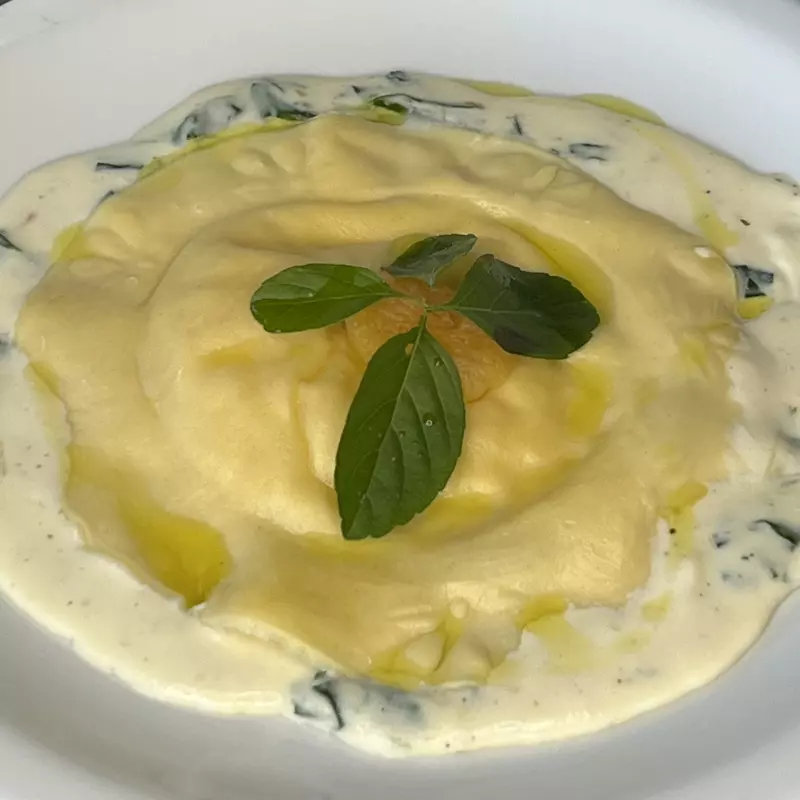Raviolão de Brie e Damasco