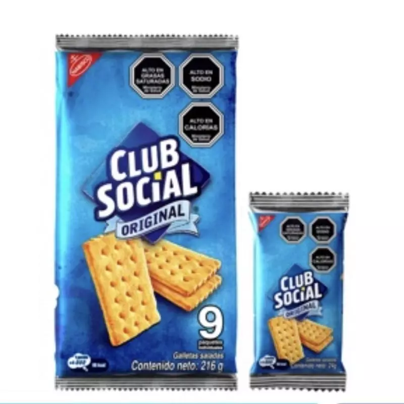 Galletas club social 9paquetes