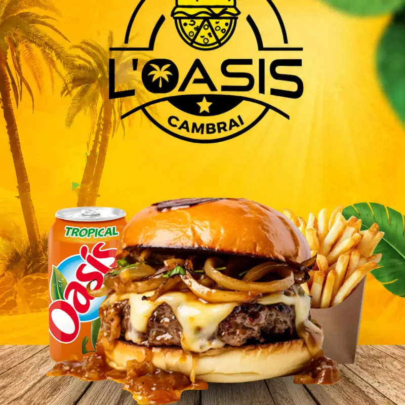 Le Burger Chèvre Miel 🐐🍯