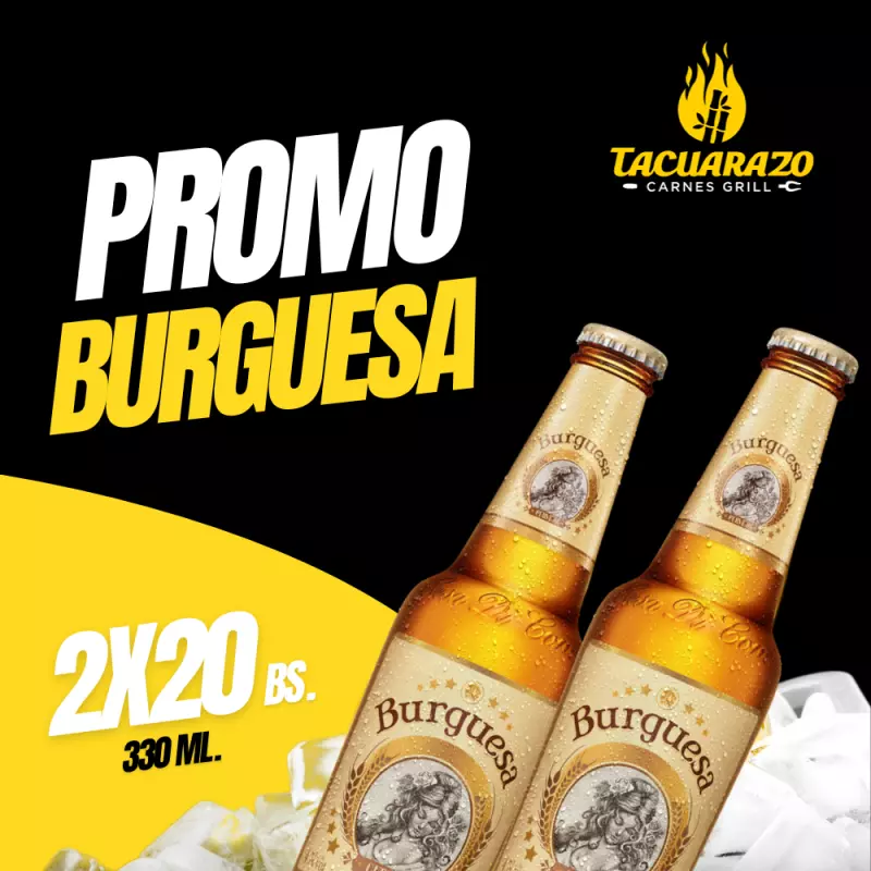 🍻 Promo Burguesa x2