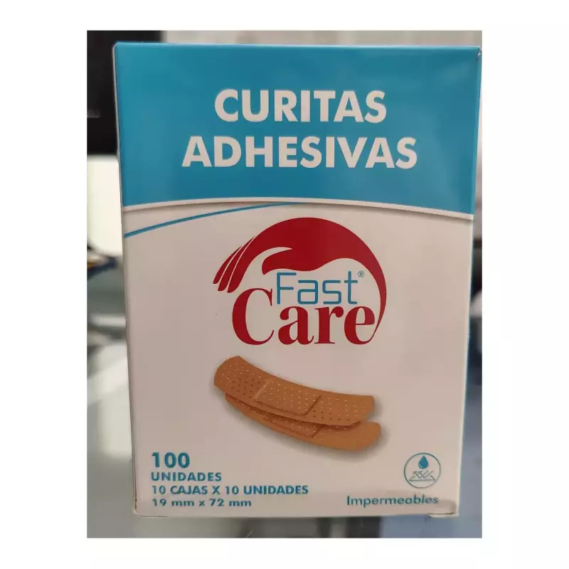 CURAS FAST CARE CAJA X 100 UNDS ICOM