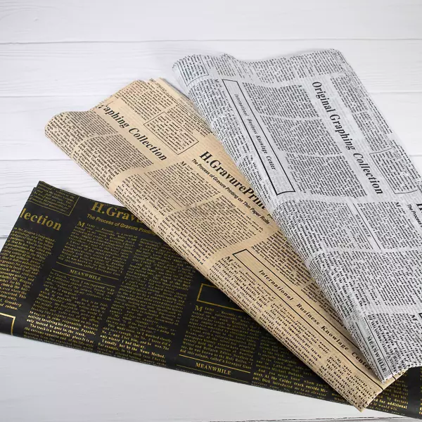 Papel de seda Periodico 📰 S-P24