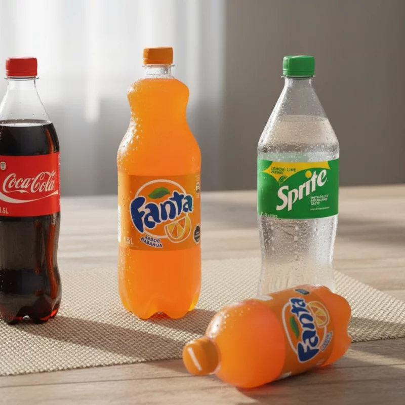 Gaseosa línea coca cola