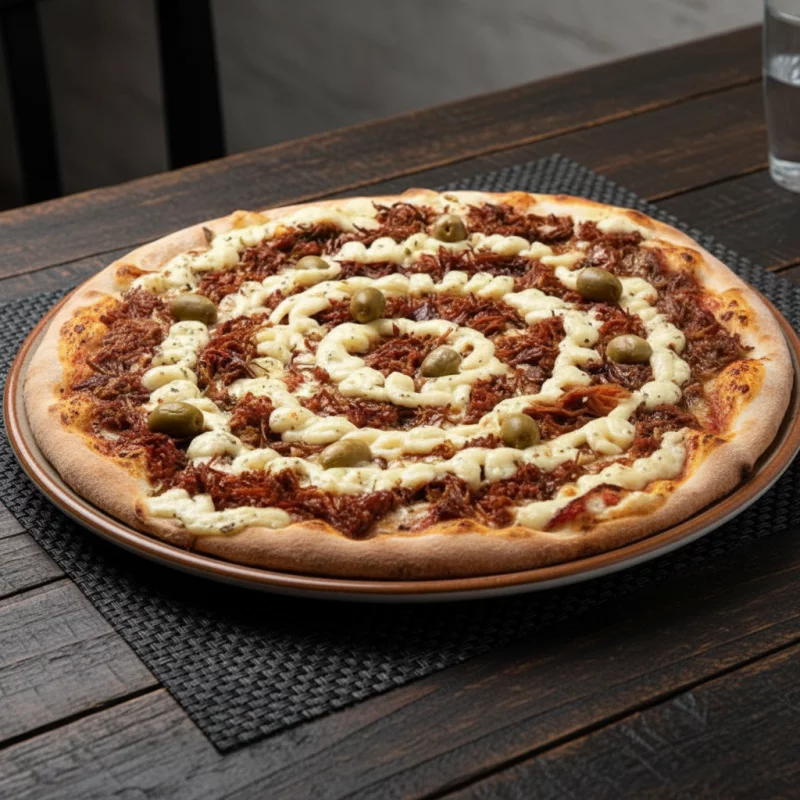 Pizza Carne de Sol c/ Catupiry