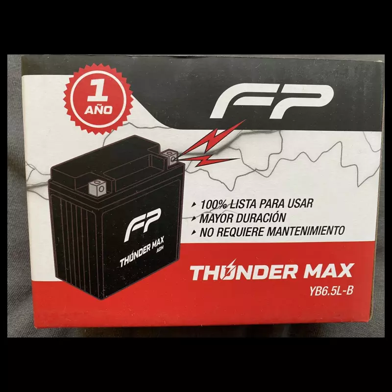 BATERIA FP THUNDER MAX AGM YB6.5L-B