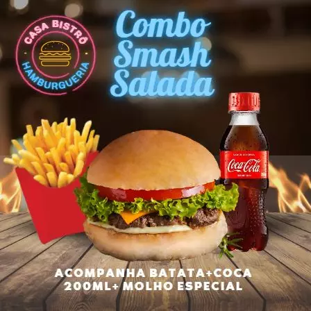 Combo - Smash Salada no Bistrô