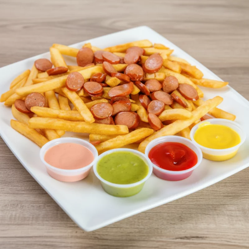 SALCHIPAPAS  Ó CHORIPAPAS XG