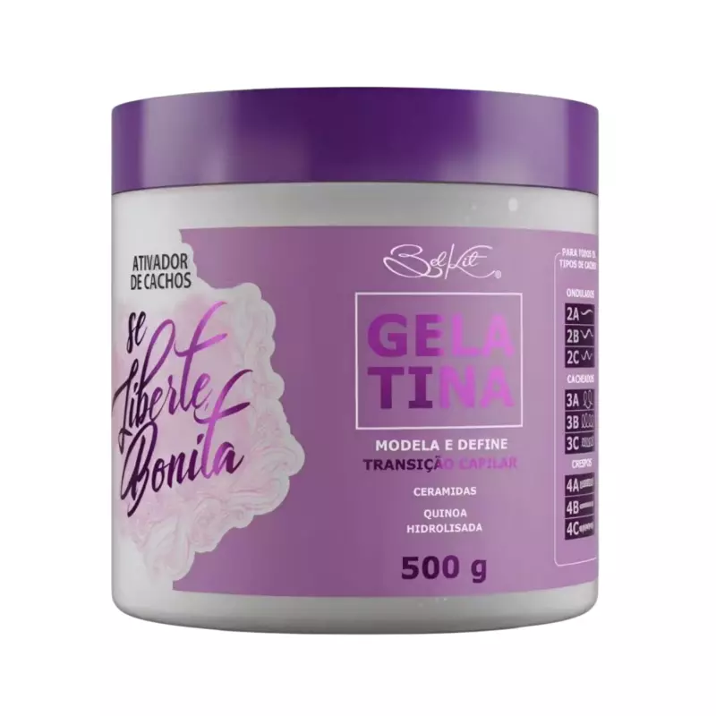 Gelatina Capilar Ativador de Cachos