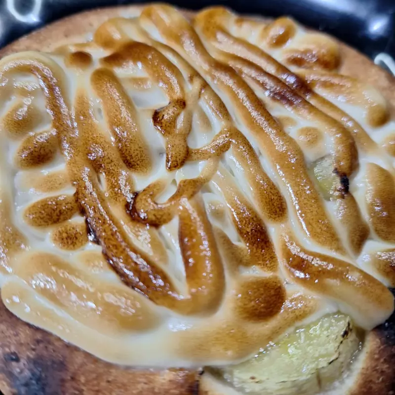 Esfiha de banana nevada