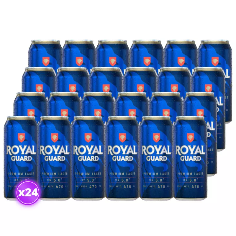 Promo Cerveza Royal Guard Lata 470