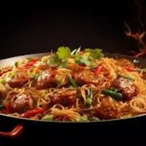 Macarronada da mama com almôndegas r
