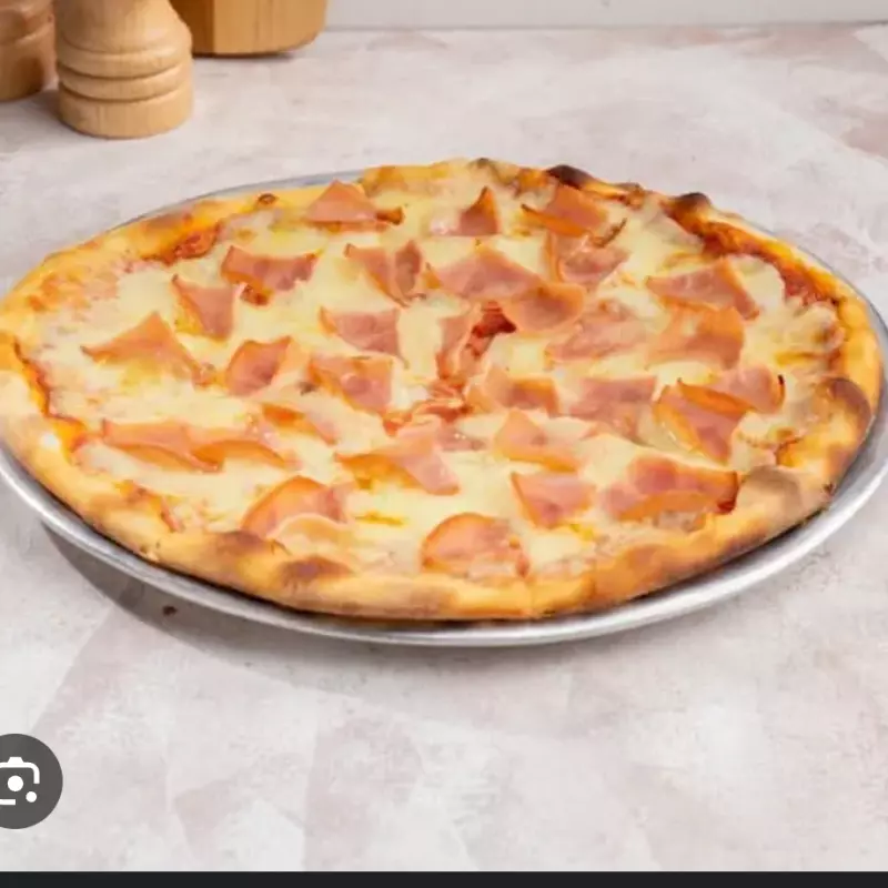 Pizza small jamón y queso