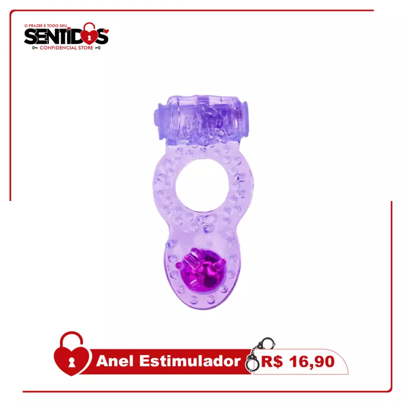 Anel Peniano C/ Vibro e Estimulador