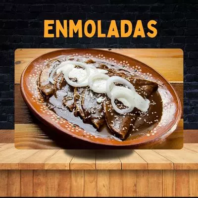 D Enmoladas de Pollo