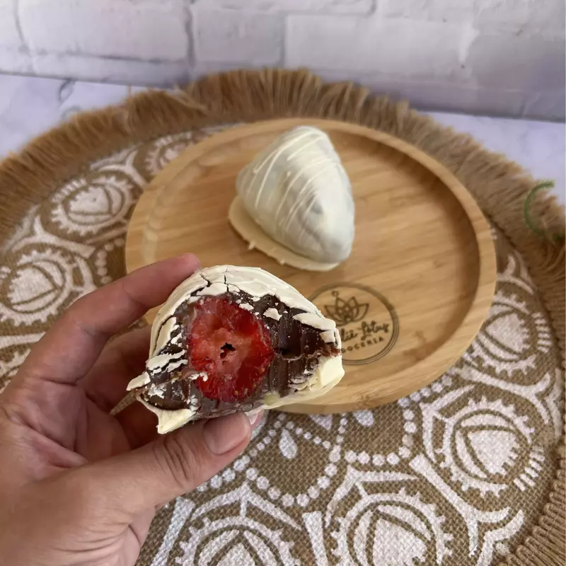 Bombom de morango