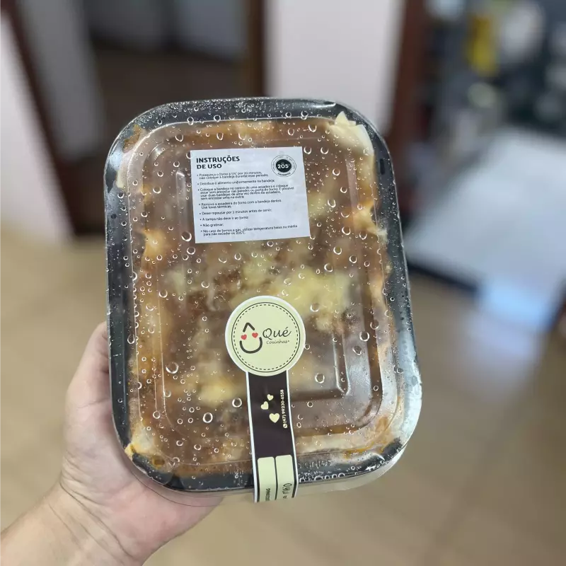 Lasanha com Qjo a bolonhesa