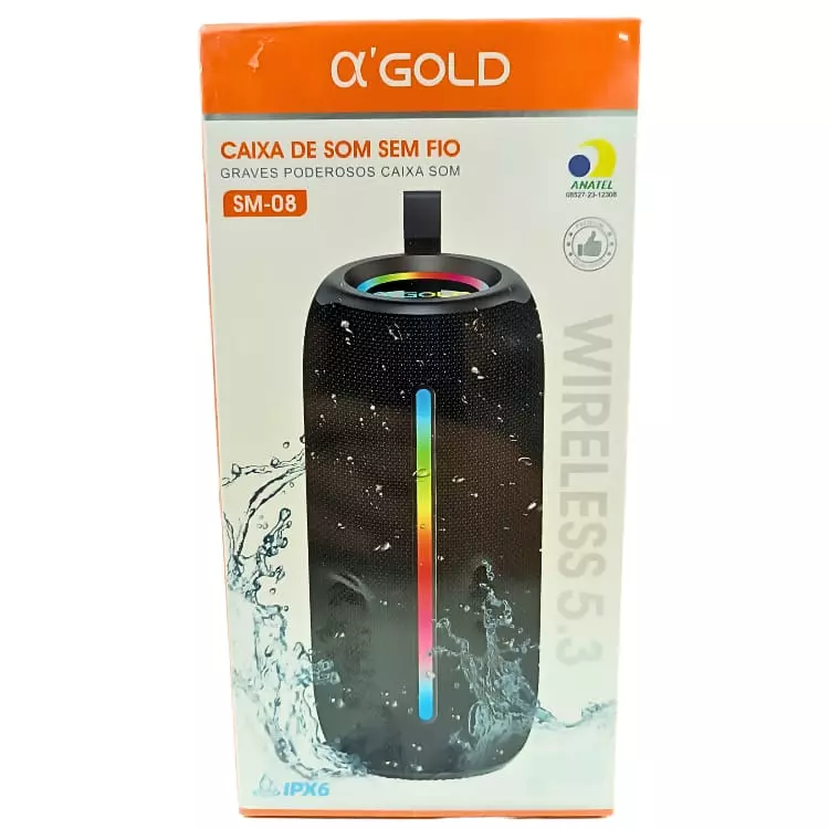 CAIXA DE SOM GOLD 20W SM-08