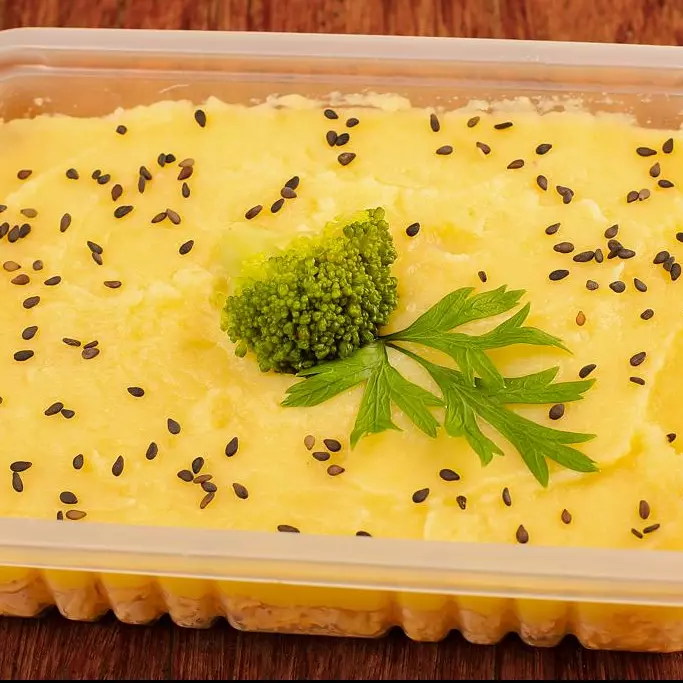 Escondidinho de Frango (Batata doce)
