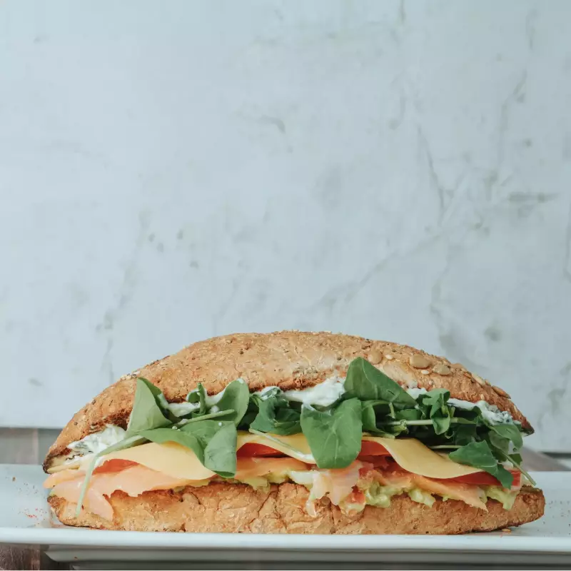 Sandwich de Salmón Ahumado