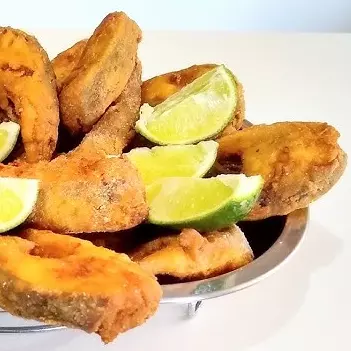 Peixe em Posta Frito : 2/3pessoas P1