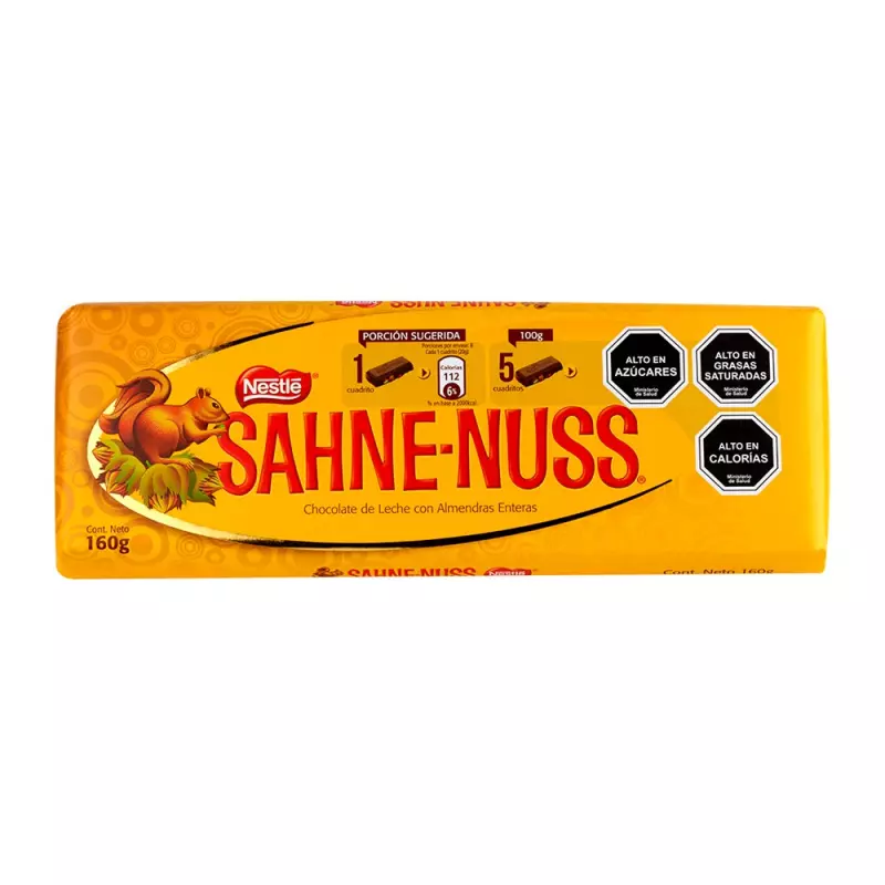 Chocolate Sahne Nuss 160 grs