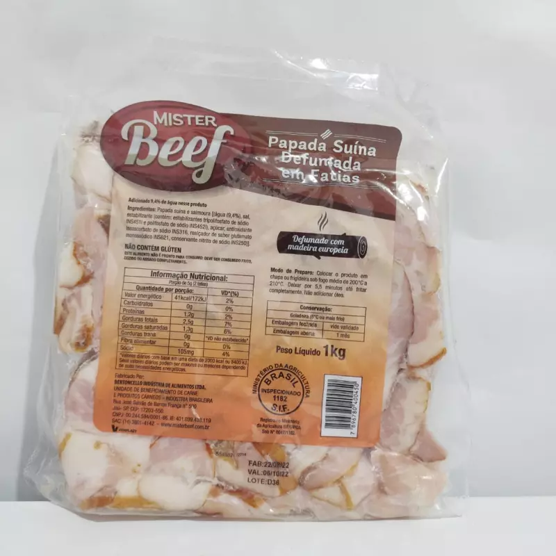 Bacon Fatiado Mister Beef (1kg)