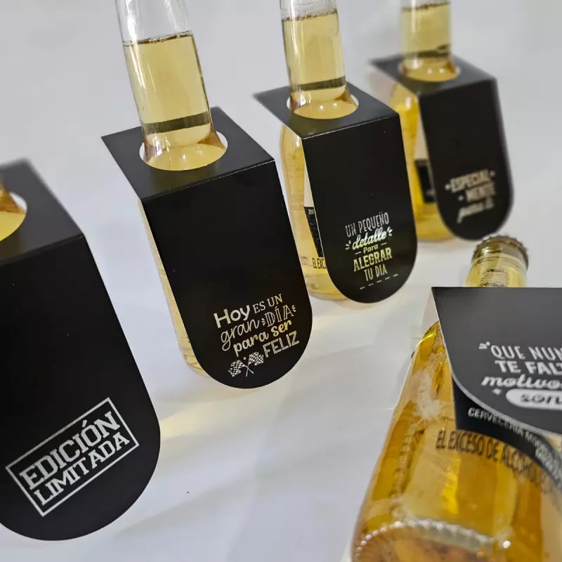 Solapa cerveza estampada