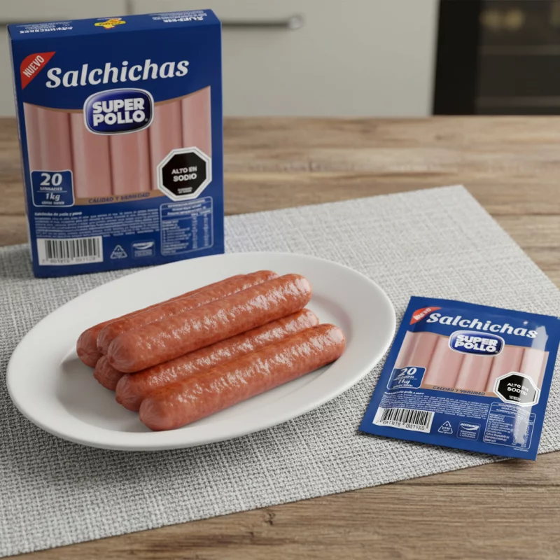 salchicha super pollo 1K