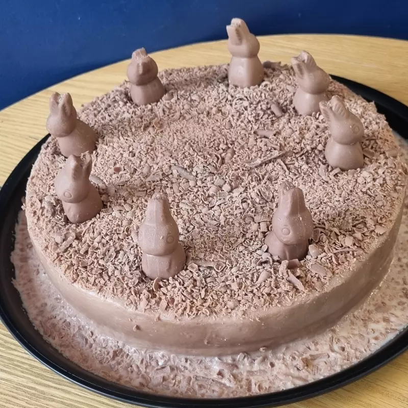 Pastel 3 Leches de Conejito Gde