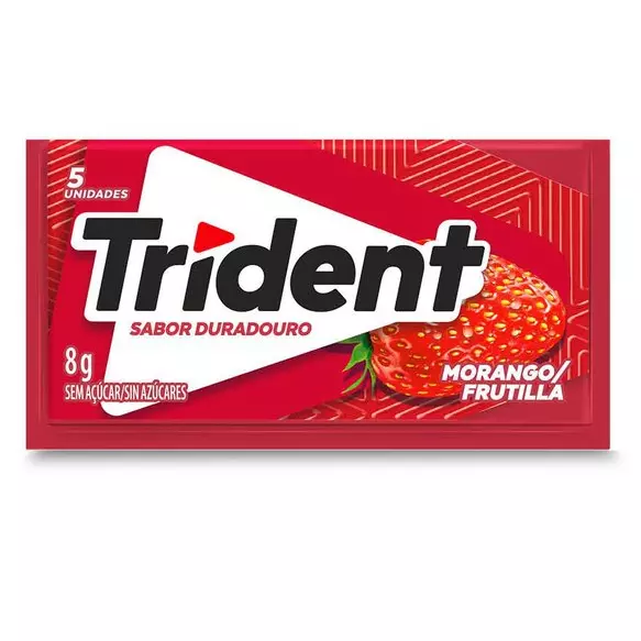 Trident Morango 8g