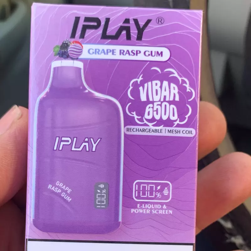Iplay Vibar - Grape Rasp Gum 🍇🍬