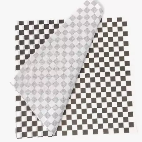 Papel encerado Cuadros Neg  IG 30x30