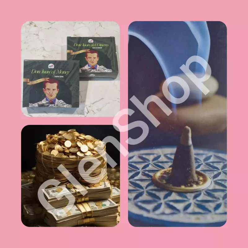 Incienso cono Don Juan del Dinero