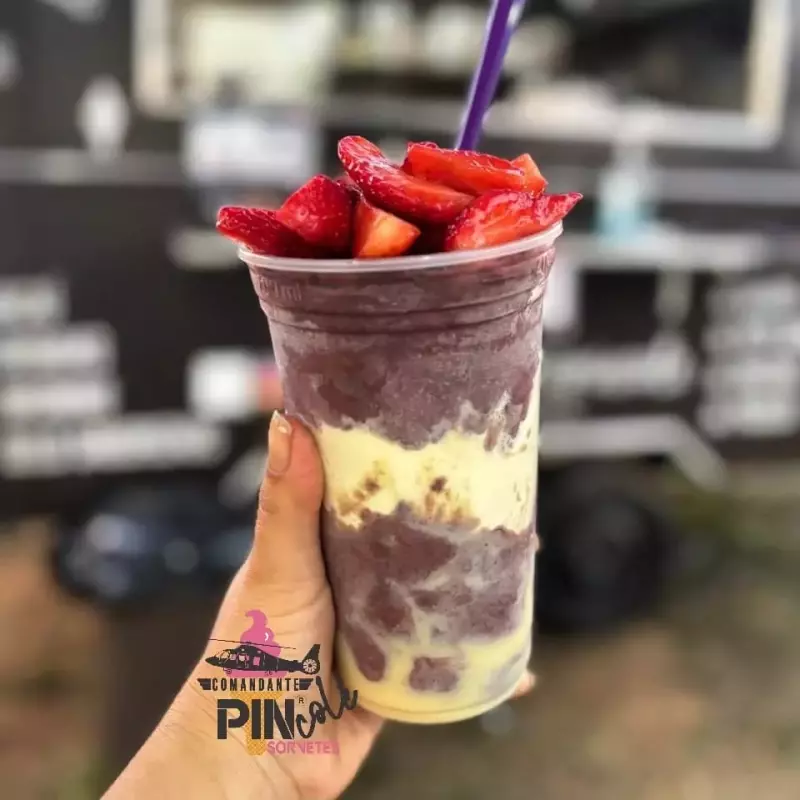 Açaí de 300ml com 3 adicionais
