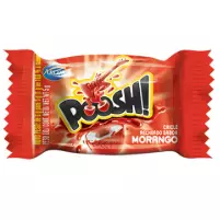 Chiclete Poosh Morango