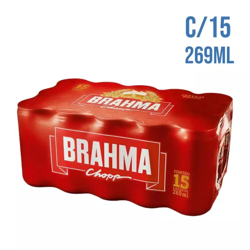 Brahma latinha 269ml C/15