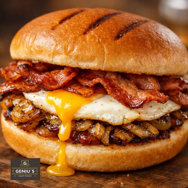 CBO - pão, cebola, bacon e ovo