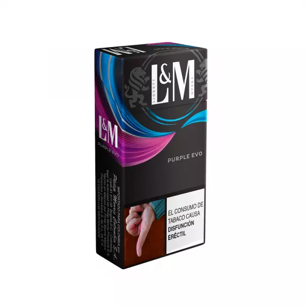 Cigarrillos LyM purple evo x10