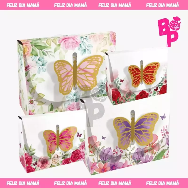 CAJA CARTERA EXCLUSIVA MARIPOSA