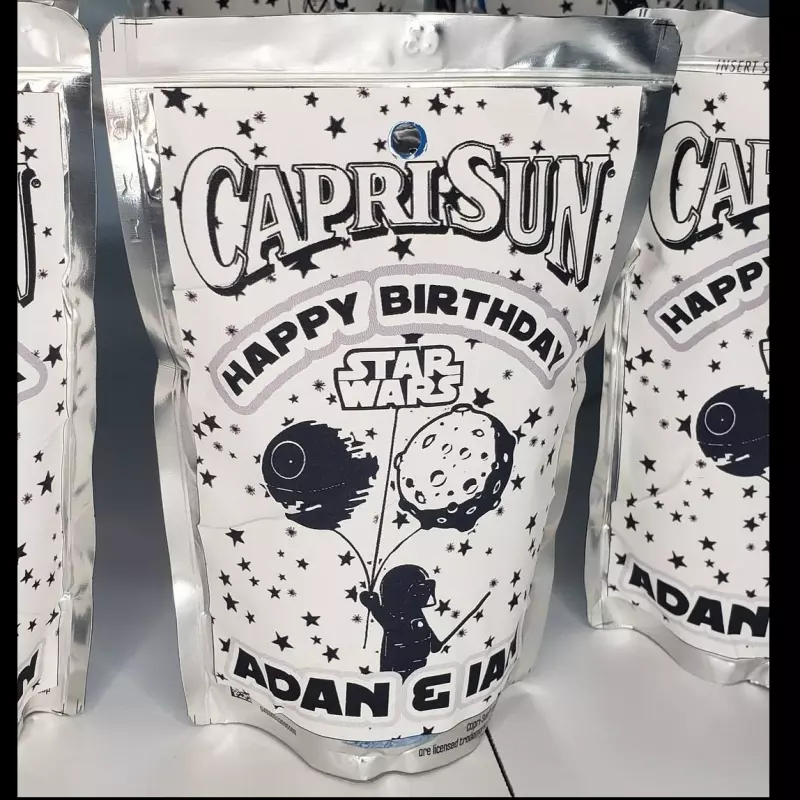 12 Etiquetas Jugos Capri Sun