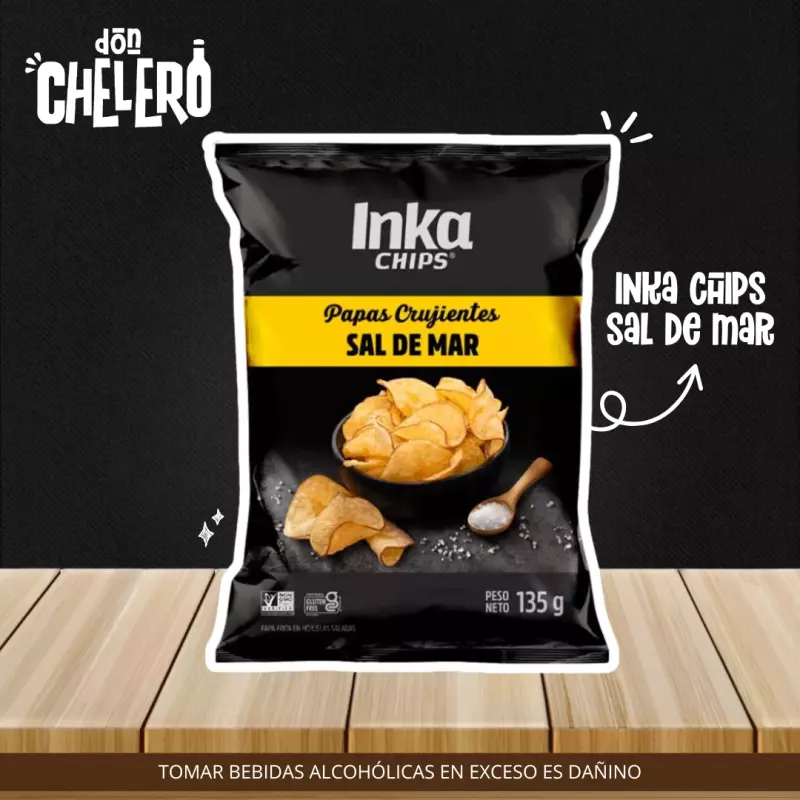 INKA CHIPS SABOR SAL DE MAR 135G