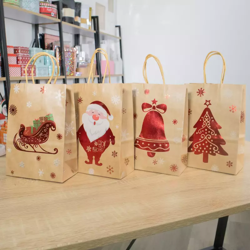 Bolsa Kraft Navideña (S) BK-CA-S