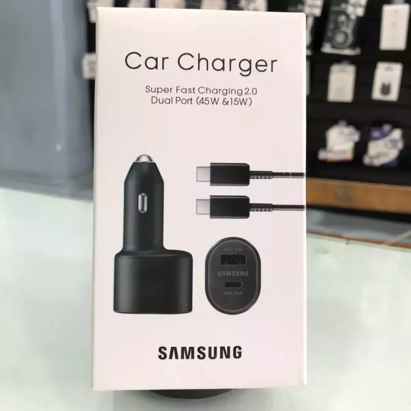 CARGADOR P/AUTO SAMSUNG DOBLE ENTRAD