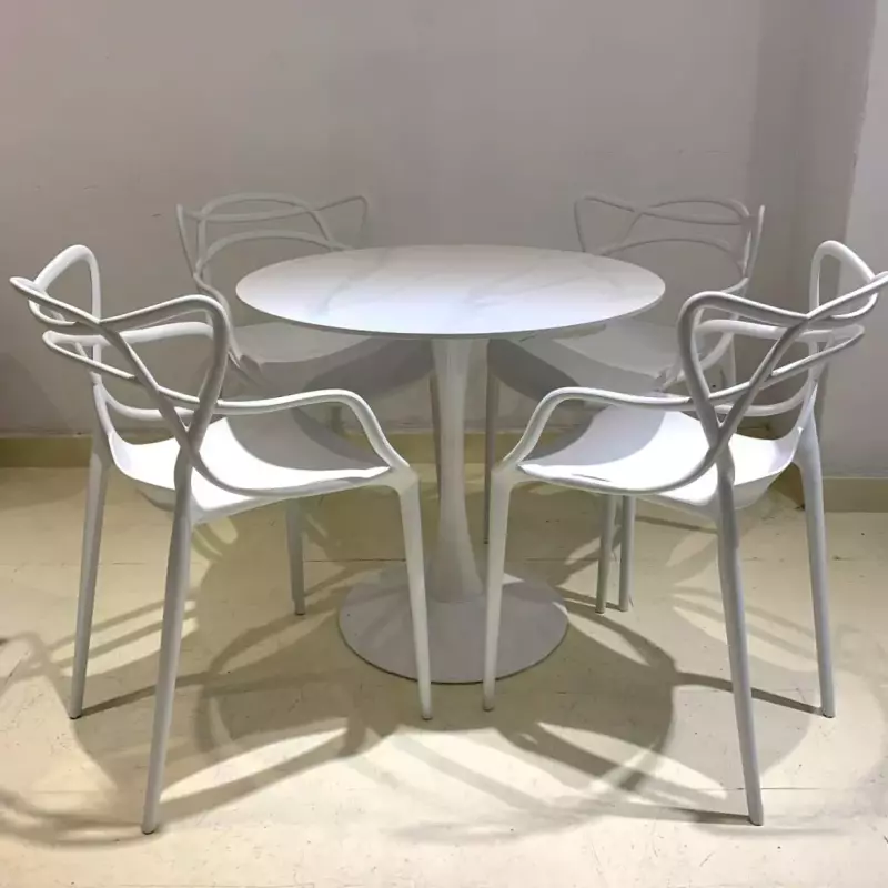 Mesa Tulip Neohelit 80cm+ 4 sillas