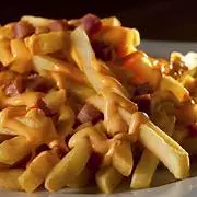 Fritas c\Cheddar e Bacon