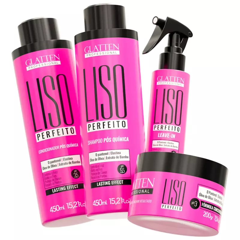 Glatten Kit Liso Perfeito Completo